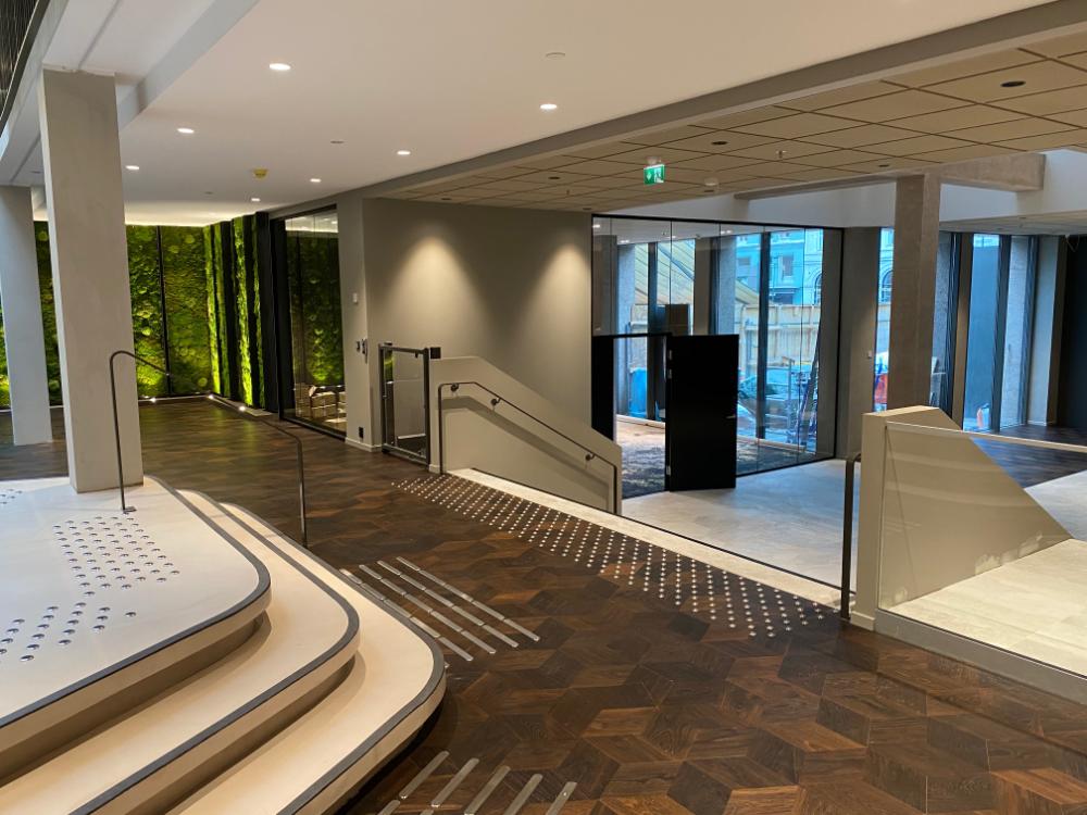 Räuchereiche - Muster Parkett Hexparket