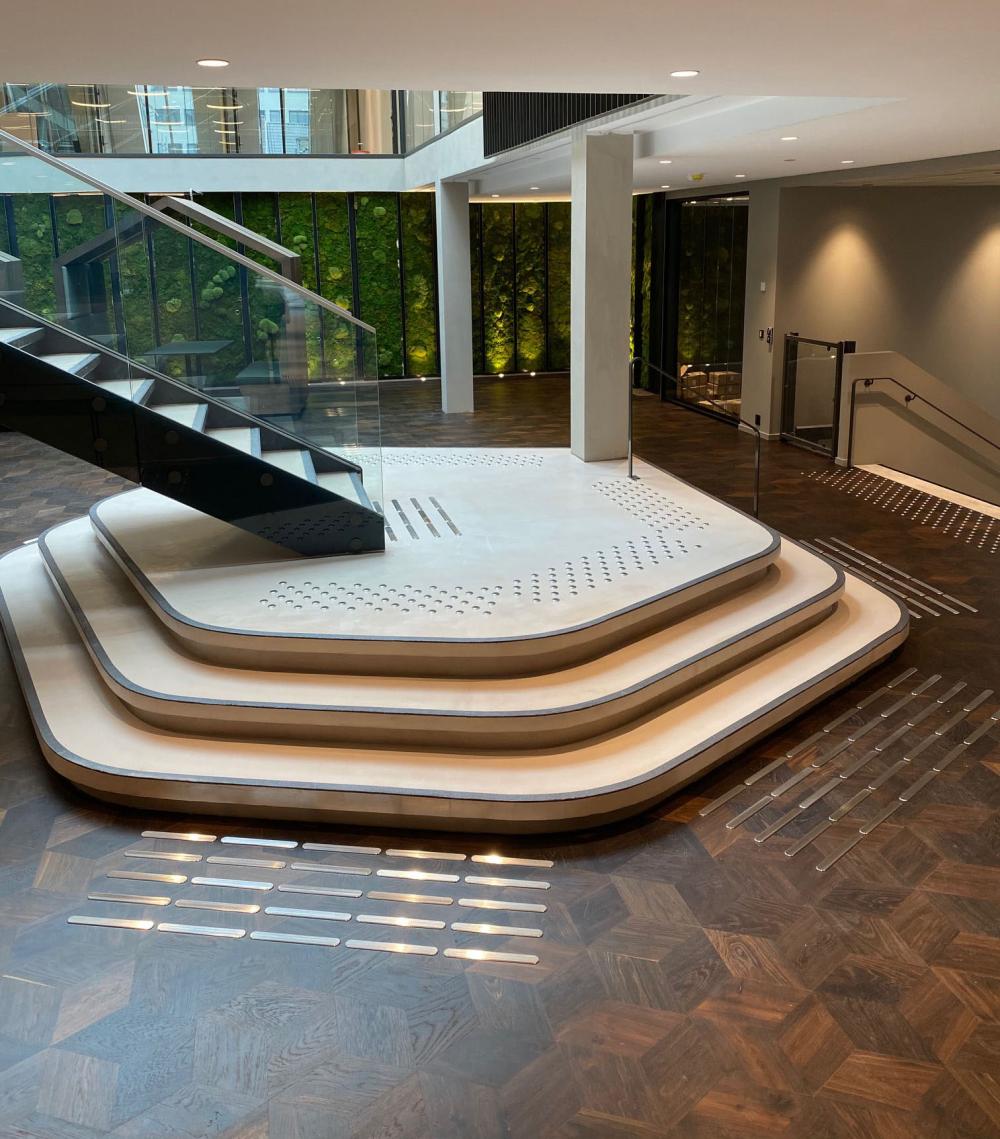 Räuchereiche - Muster Parkett Hexparket